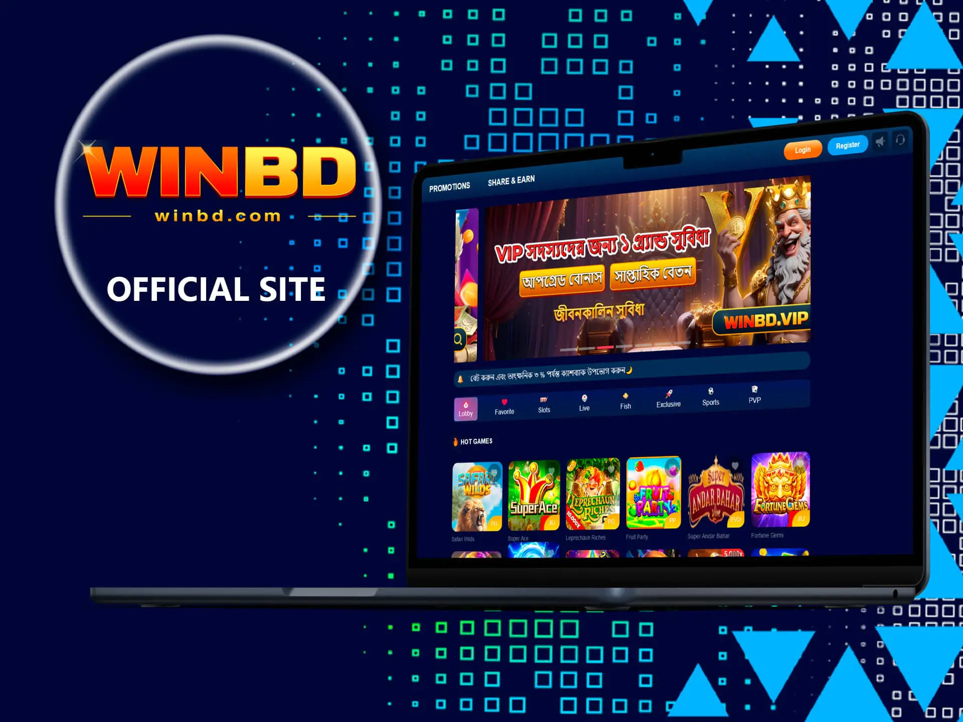User-friendly WinB website
